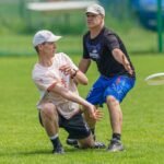 Geoff Schwartz podczas meczu ultimate frisbee Wrocław 2026 | WROC-SERIES Liga Ultimate
